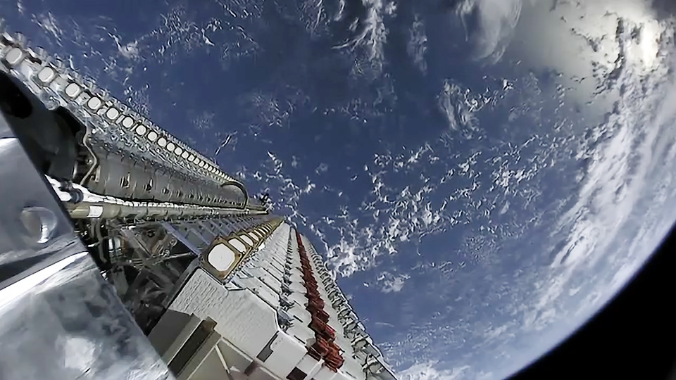 SpaceX Falcon 9 Starlink satellite deployment